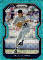 2021 Panini Prizm Teal Wave Prizm #49 Jack Morris