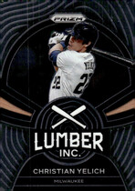 2022 Panini Prizm Lumber Inc #LI-7 Christian Yelich