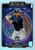 2021 Donruss Optic Mythical Holo #M4 Alex Rodriguez