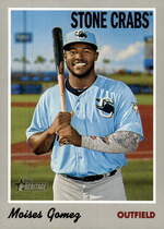 2019 Topps Heritage Minor League #4 Moises Gomez