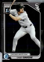 2024 Bowman Chrome Draft #BDC-33 Casey Saucke
