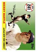2007 Topps Mantle Home Run History #MHR258 Mickey Mantle