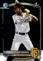 2025 Bowman Chrome Prospects #BCP-173 Deivid Coronil
