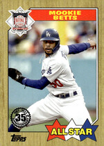 2022 Topps 1987 Topps All Stars #87AS-38 Mookie Betts