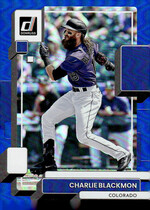 2022 Donruss Holo Blue #98 Charlie Blackmon