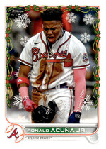 2022 Topps Holiday #HW88 Ronald Acuna Jr.