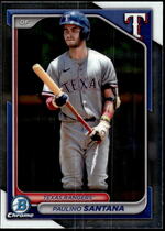 2024 Bowman Chrome Draft #BDC-126 Paulino Santana