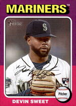 2024 Topps Heritage #242 Devin Sweet
