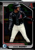 2024 Bowman Chrome Draft #BDC-136 Adriel Radney