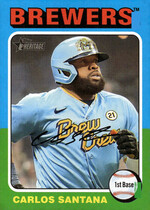2024 Topps Heritage #77 Carlos Santana