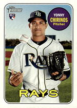 2018 Topps Heritage High Number #670 Yonny Chirinos