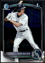 2025 Bowman Chrome Draft #BDC-100 Nick Becker