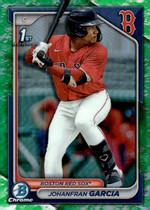 2024 Bowman Chrome Prospects Lunar Glow Refractor #BCP-49 Johanfran Garcia