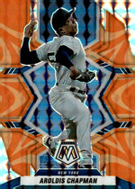 2022 Panini Mosaic Reactive Orange #92 Aroldis Chapman