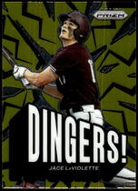 2025 Panini Prizm Dingers #13 Jace Laviolette