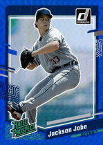 2023 Donruss Holo Blue #75 Jackson Jobe