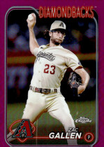 2024 Topps Chrome Pink Refractor #147 Zac Gallen