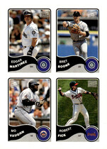 2003 Topps Bazooka 4 on 1 Sticker #12 Bret Boone|Edgar Martinez|Mo Vaughn|Robert Fick