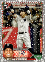 2023 Topps Holiday Metallic #H163 Oswaldo Cabrera