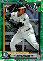 2024 Bowman Chrome Prospects Lunar Glow Refractor #BCP-28 Ramon Landaeta
