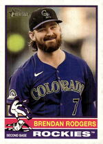 2025 Topps Heritage #293 Brendan Rodgers