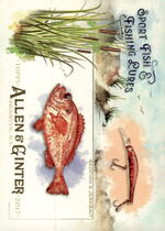 2017 Topps Allen & Ginter Sport Fish and Fishing Lures #SFL-10 Redfish