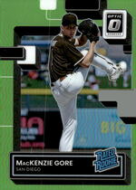 2022 Donruss Optic Lime Green #107 Mackenzie Gore