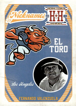 2013 Panini Hometown Heroes Nicknames #N13 Fernando Valenzuela