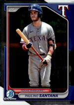 2024 Bowman Chrome Draft #BDC-126 Paulino Santana