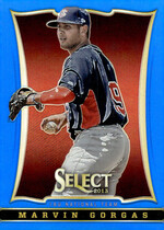 2013 Panini USA Baseball Select Preview Blue Prizms #30 Marvin Gorgas