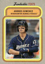 2019 Topps Heritage Minor League Fantastic Feats #FF-10 Andres Gimenez