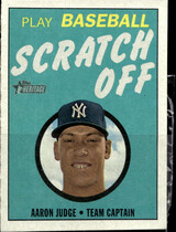 2019 Topps Heritage High Number 1970 Topps Scratch Off #30 Aaron Judge