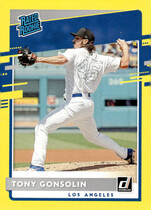 2020 Donruss Yellow #59 Tony Gonsolin