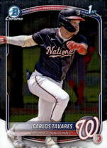 2025 Bowman Chrome Prospects #BCP-28 Carlos Tavares
