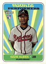 2018 Topps Heritage High Number Rookie Performers #RP-OA Ozzie Albies
