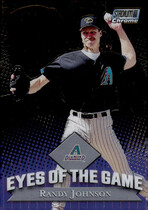 2000 Stadium Club Chrome Eyes of the Game #EG1 Randy Johnson