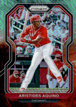 2021 Panini Prizm Cosmic Haze Prizm #208 Aristides Aquino