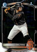 2025 Bowman Chrome Prospects #BCP-134 Onil Perez