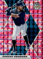 2021 Panini Mosaic Pink Camo #23 Dansby Swanson