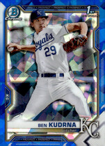 2021 Bowman Chrome Draft Sapphire Edition #BDC-73 Ben Kudrna