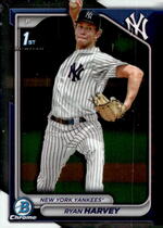 2024 Bowman Chrome Draft #BDC-198 Ryan Harvey