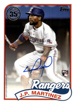 2024 Topps Update 1989 Topps Autos #89BA2JMA J.P. Martinez
