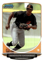 2013 Bowman Chrome Draft Draft Picks Refractors #BDPP89 Randolph Gassaway