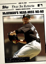 2008 Topps Year in Review Series 2 #YR85 Dustin Mcgowan