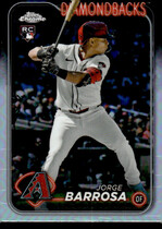 2024 Topps Chrome Update Refractor #USC163 Jorge Barrosa
