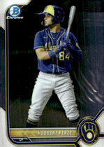 2022 Bowman Chrome Prospects #BCP-67 Hedbert Perez
