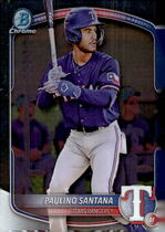 2025 Bowman Chrome Prospects #BCP-72 Paulino Santana