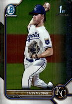 2022 Bowman Chrome Draft #BDC-101 Steven Zobac