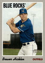 2019 Topps Heritage Minor League #94 Brewer Hicklen