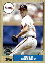 2022 Topps 1987 Topps 35th Anniversary #T87-20 Greg Maddux